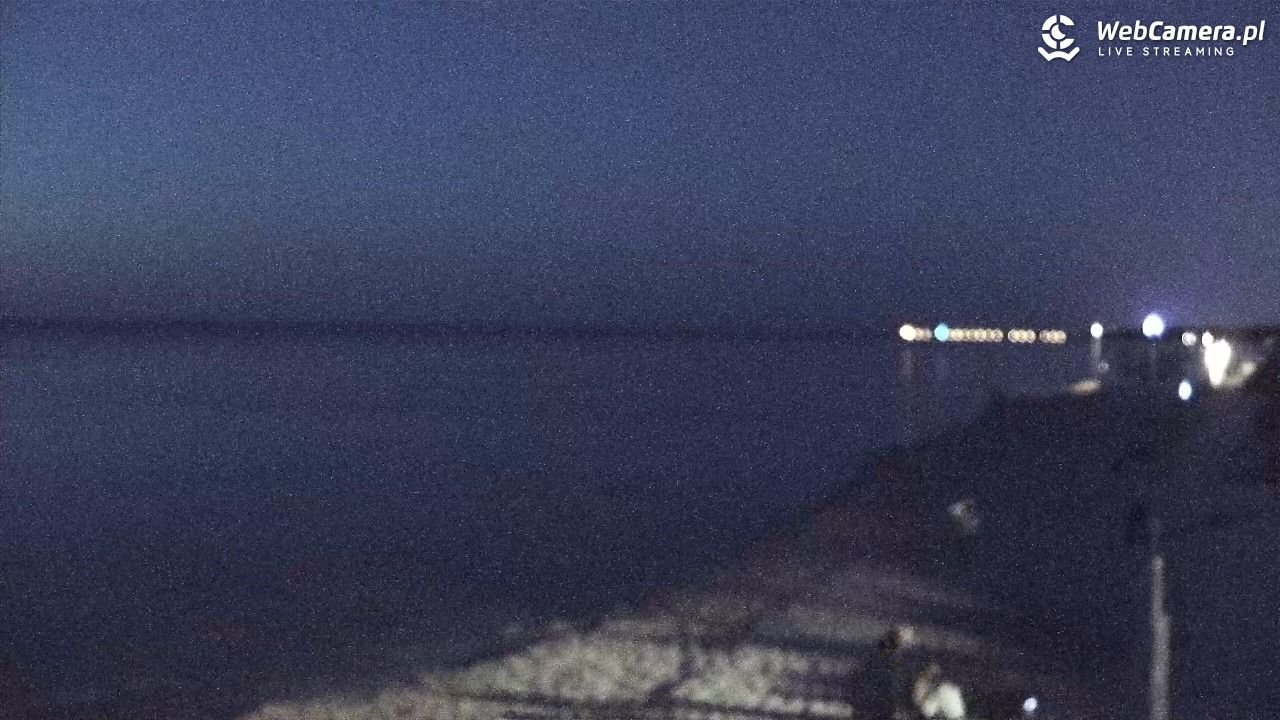 Grzybowo - widok na plażę - 09 sierpień 2026, 22:05