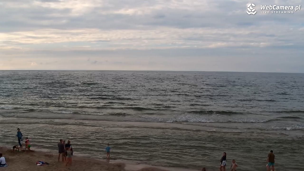 Grzybowo - widok na plażę - 10 sierpień 2026, 17:56