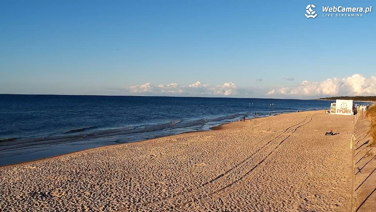Grzybowo - widok na plażę - 15 wresień 2025, 18:02