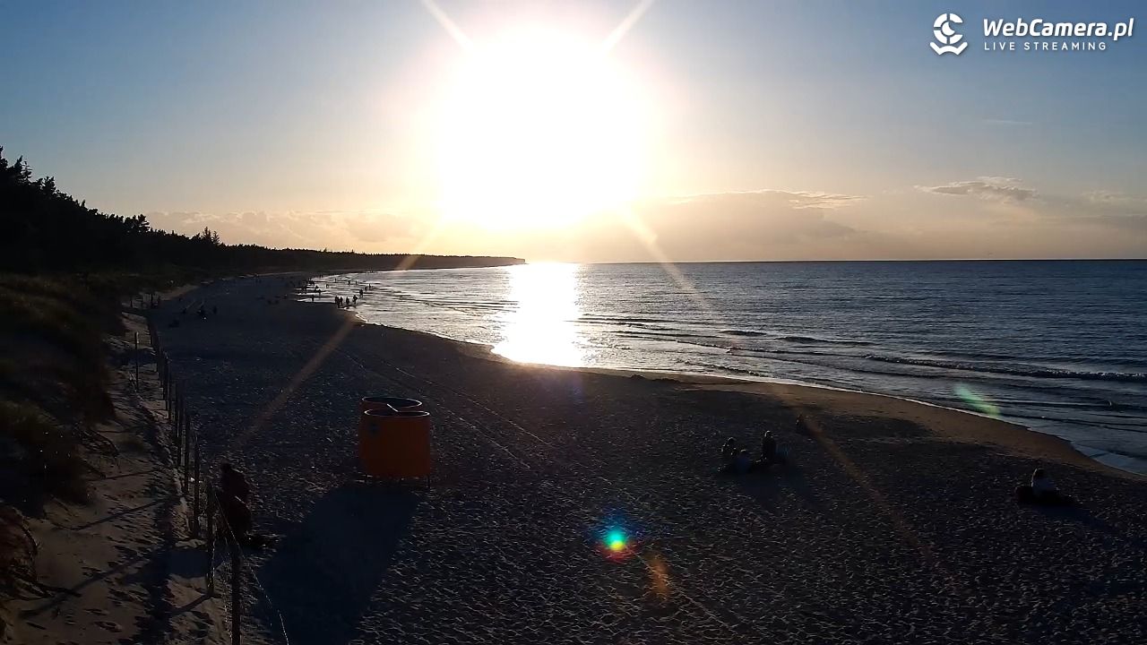 Grzybowo - widok na plażę - 15 wresień 2025, 18:24