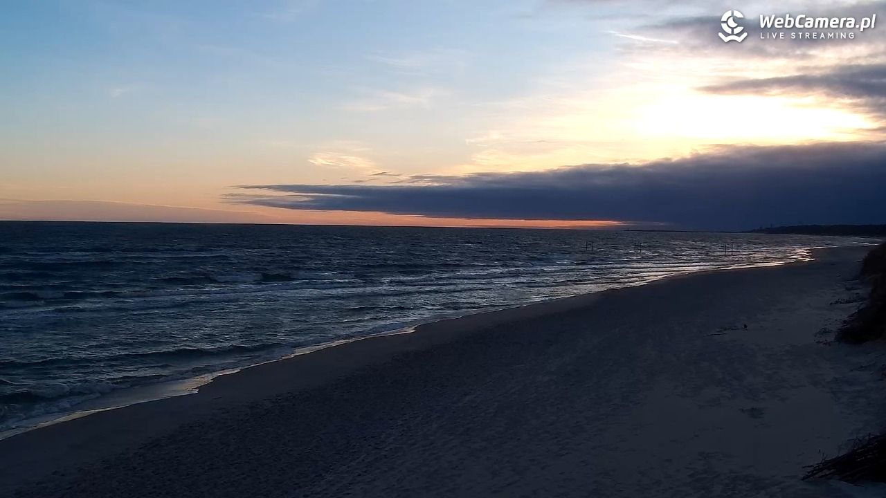 Grzybowo - widok na plażę - 07 maj 2026, 05:42