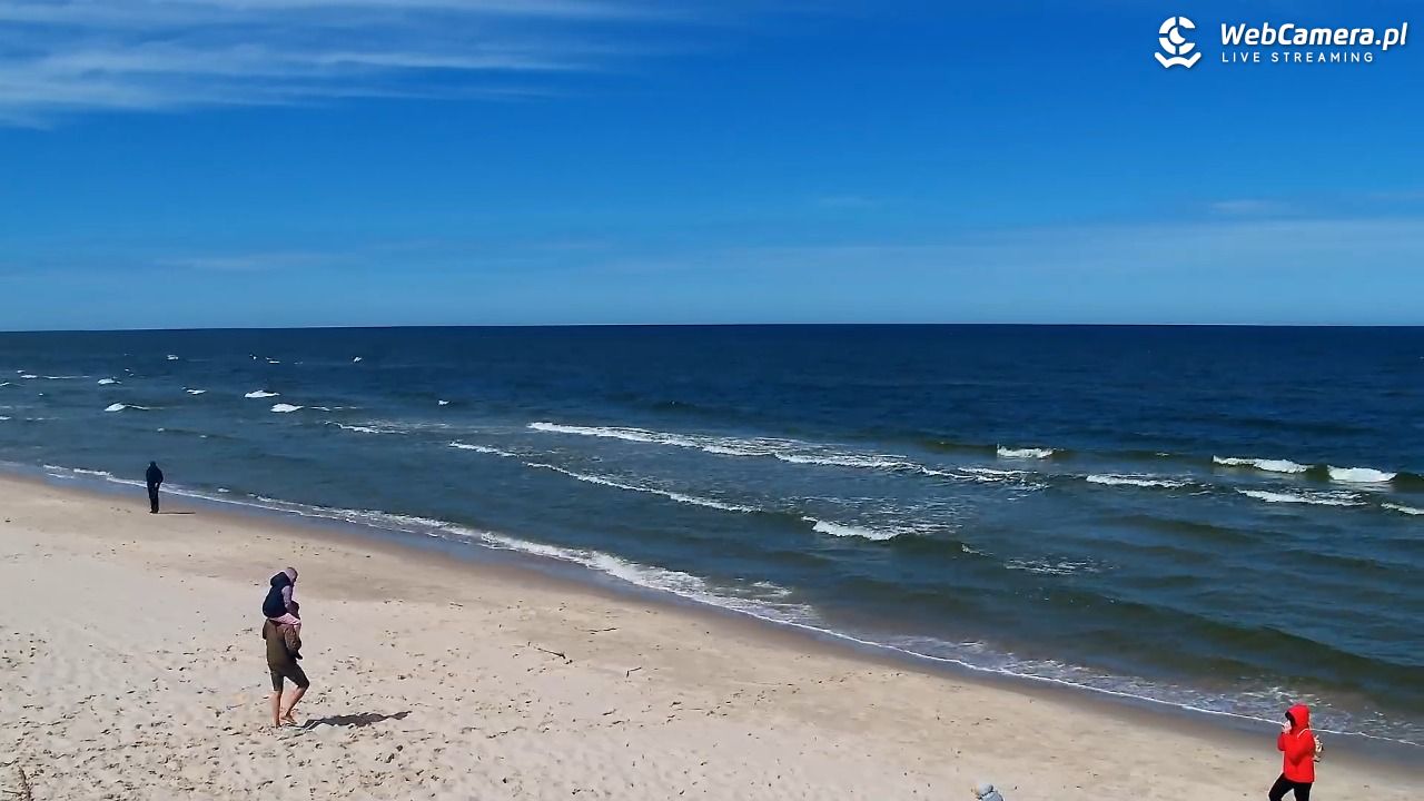 Grzybowo - widok na plażę - 07 maj 2026, 11:57