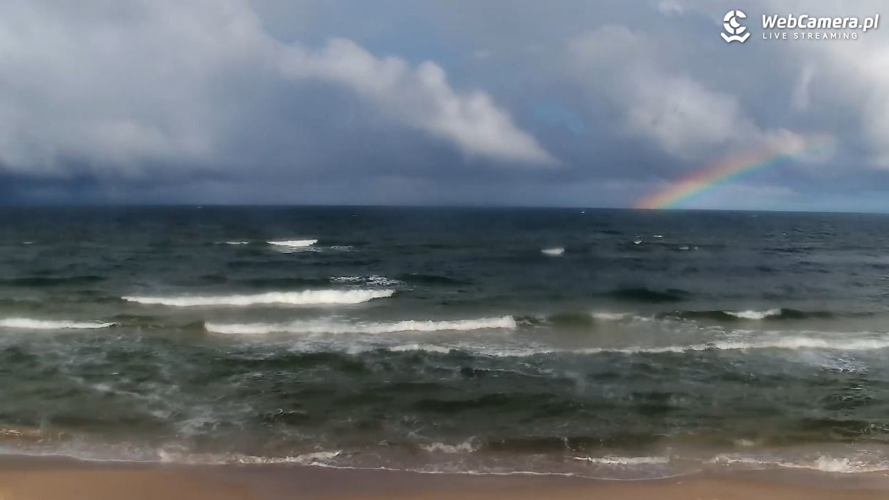 Grzybowo - widok na plażę - 24 wresień 2026, 13:10