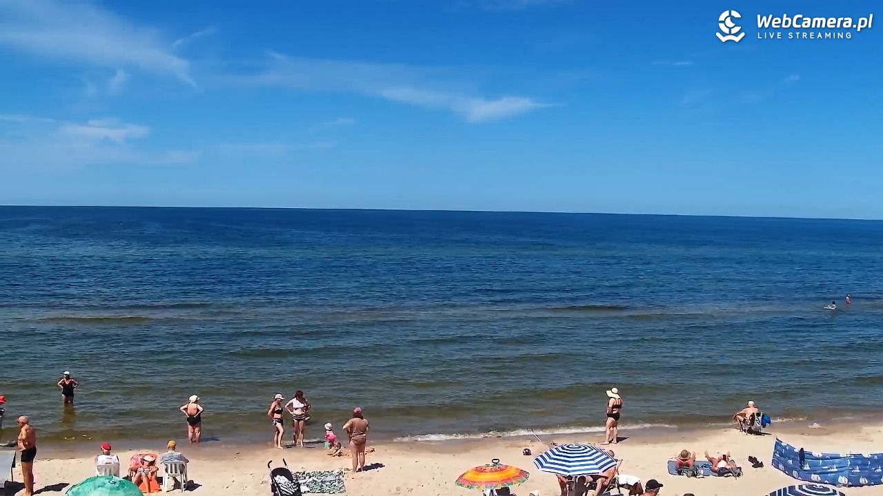 Grzybowo - widok na plażę - 24 czerwiec 2026, 13:46