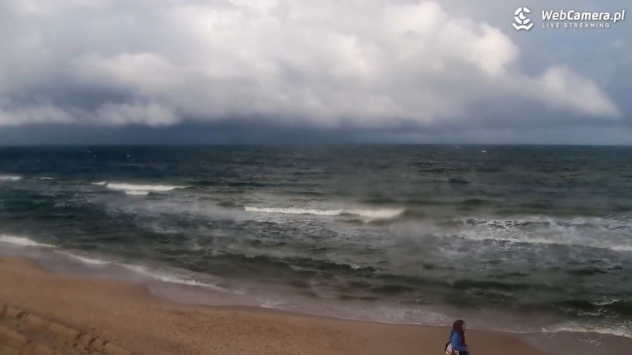 Grzybowo - widok na plażę - 24 wresień 2026, 13:07