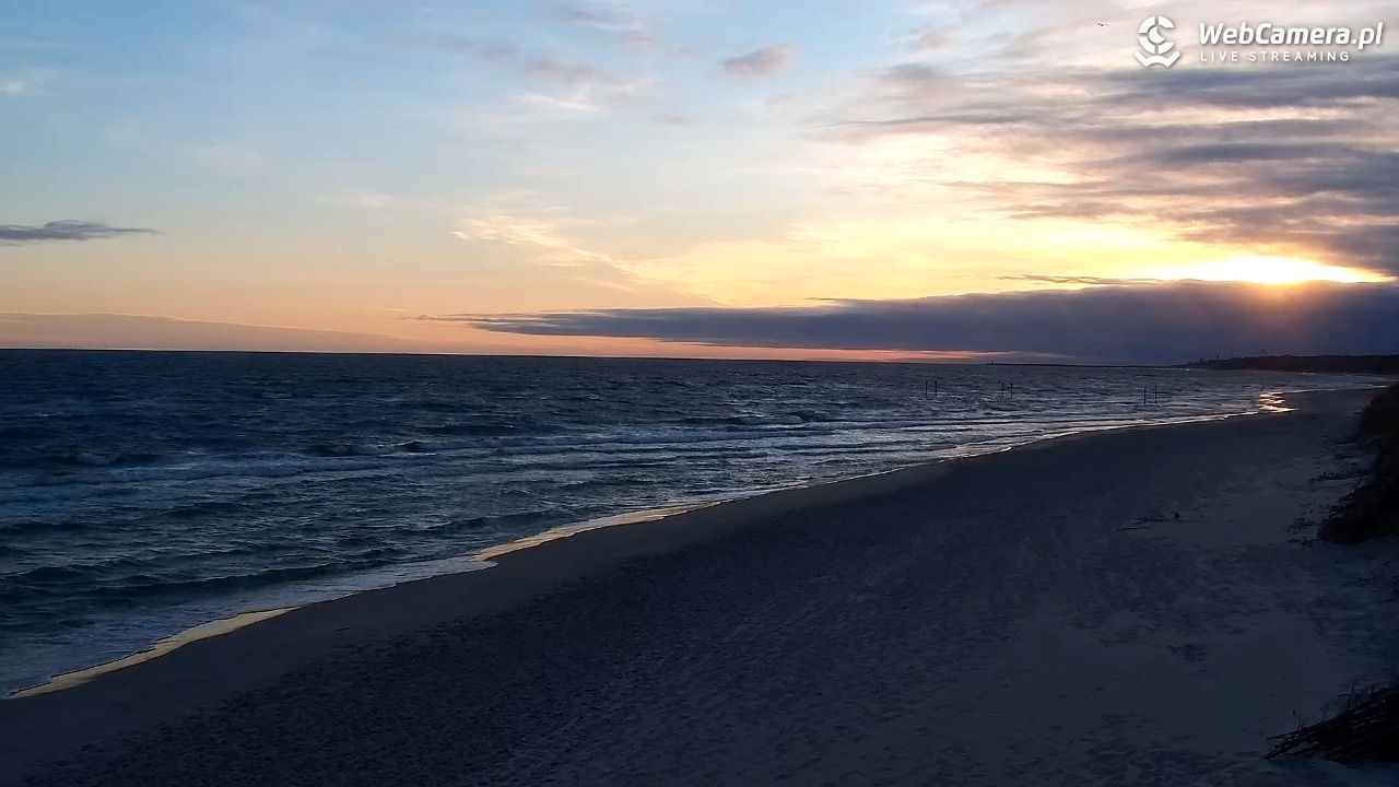 Grzybowo - widok na plażę - 07 maj 2026, 05:35