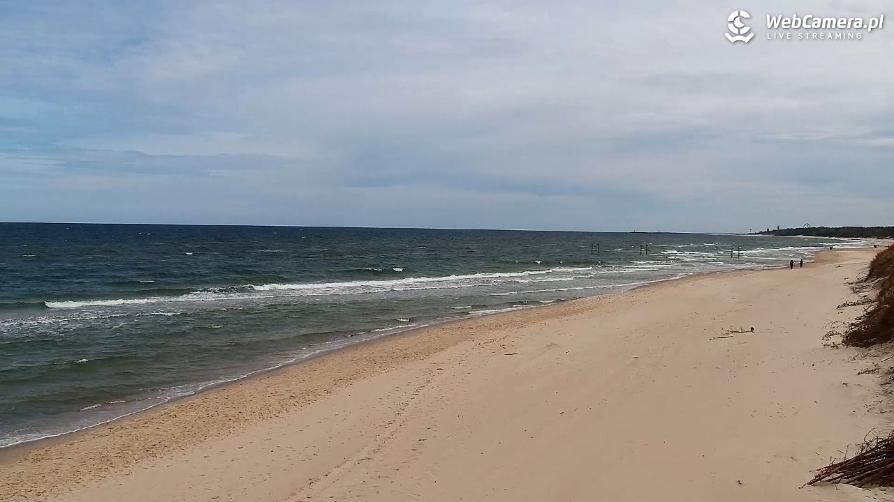 Grzybowo - widok na plażę - 08 maj 2026, 10:45