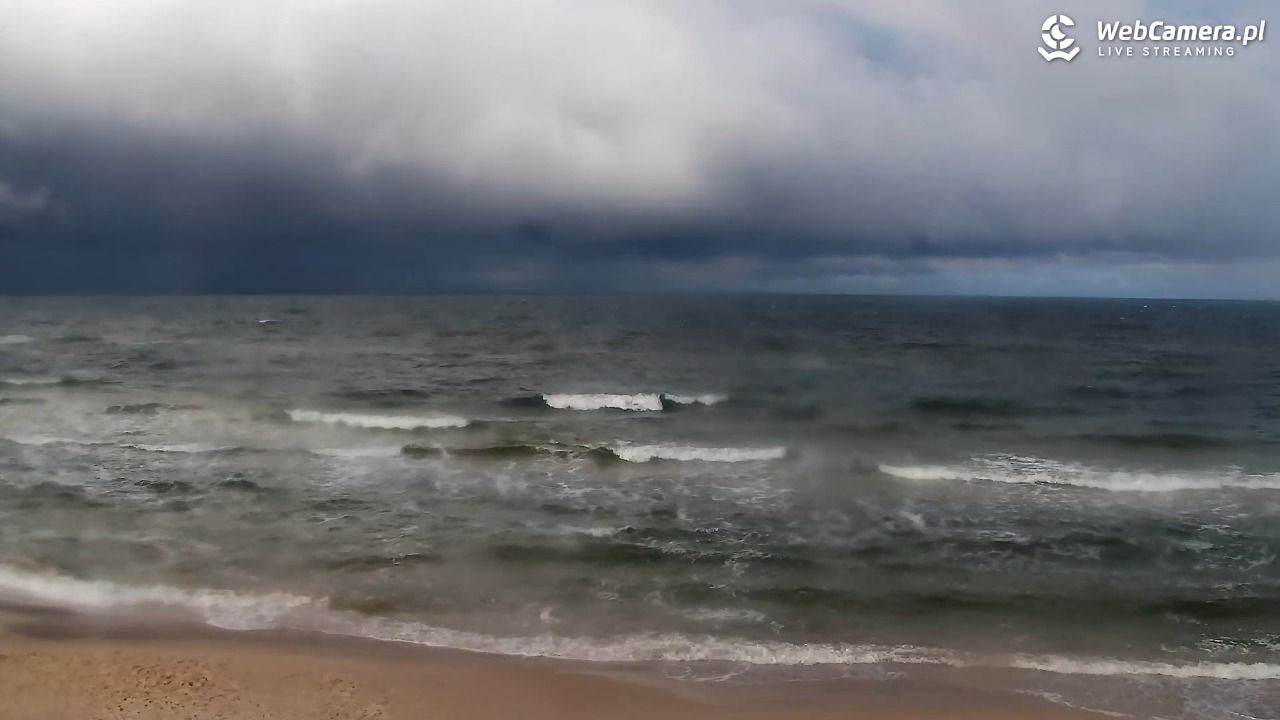 Grzybowo - widok na plażę - 24 wresień 2026, 13:17