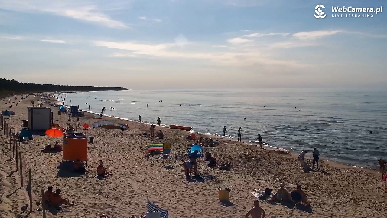 Grzybowo - widok na plażę - 24 czerwiec 2026, 17:27