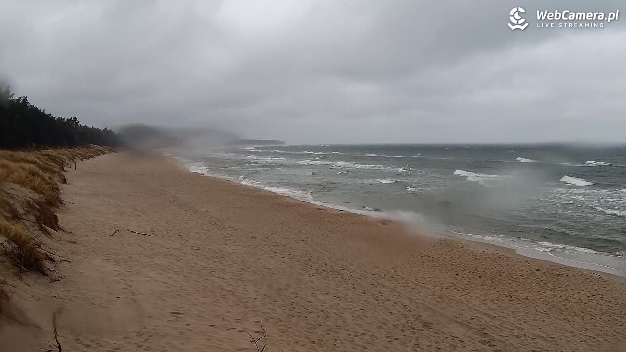 Grzybowo - widok na plażę - 06 maj 2026, 13:45
