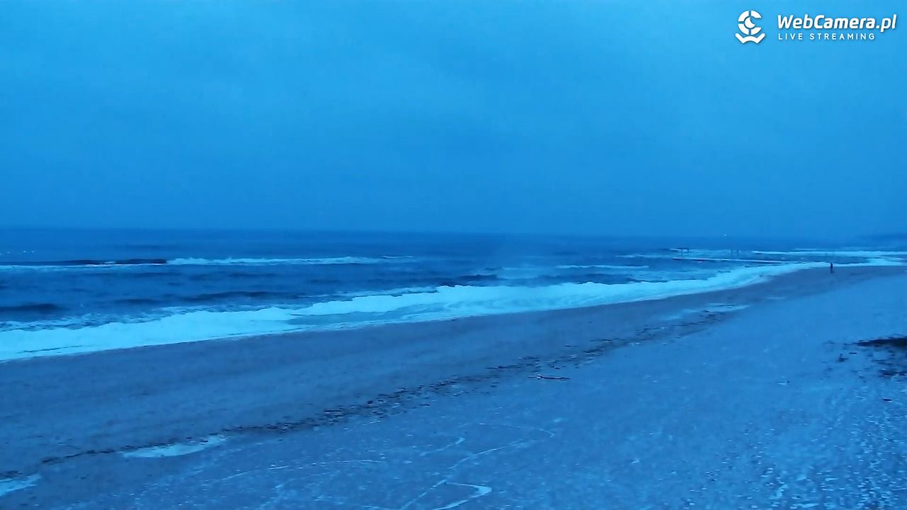 Grzybowo - widok na plażę - 05 luty 2026, 16:48