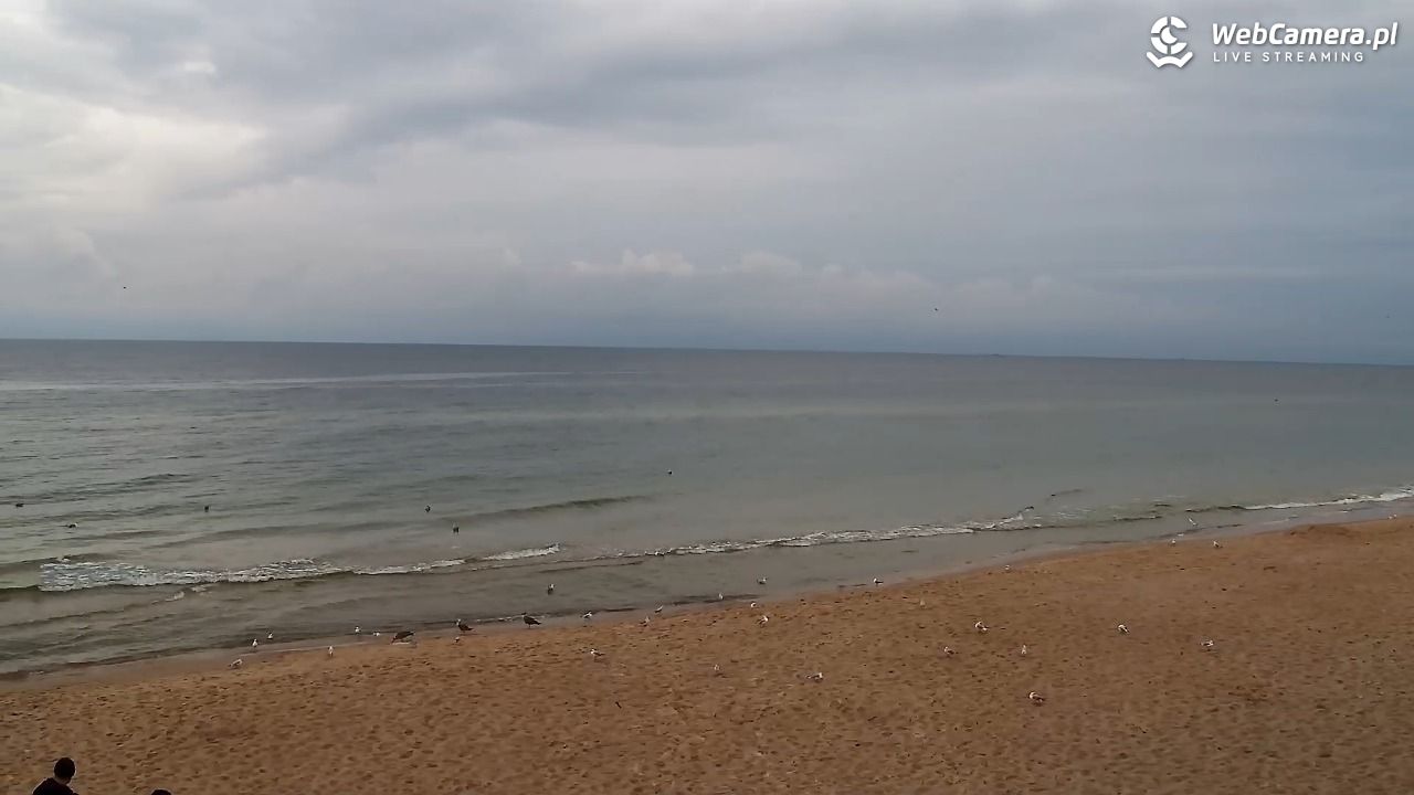 Grzybowo - widok na plażę - 14 wresień 2025, 17:22
