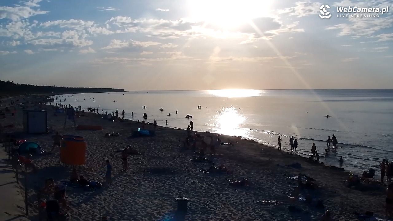 Grzybowo - widok na plażę - 09 sierpień 2026, 19:06