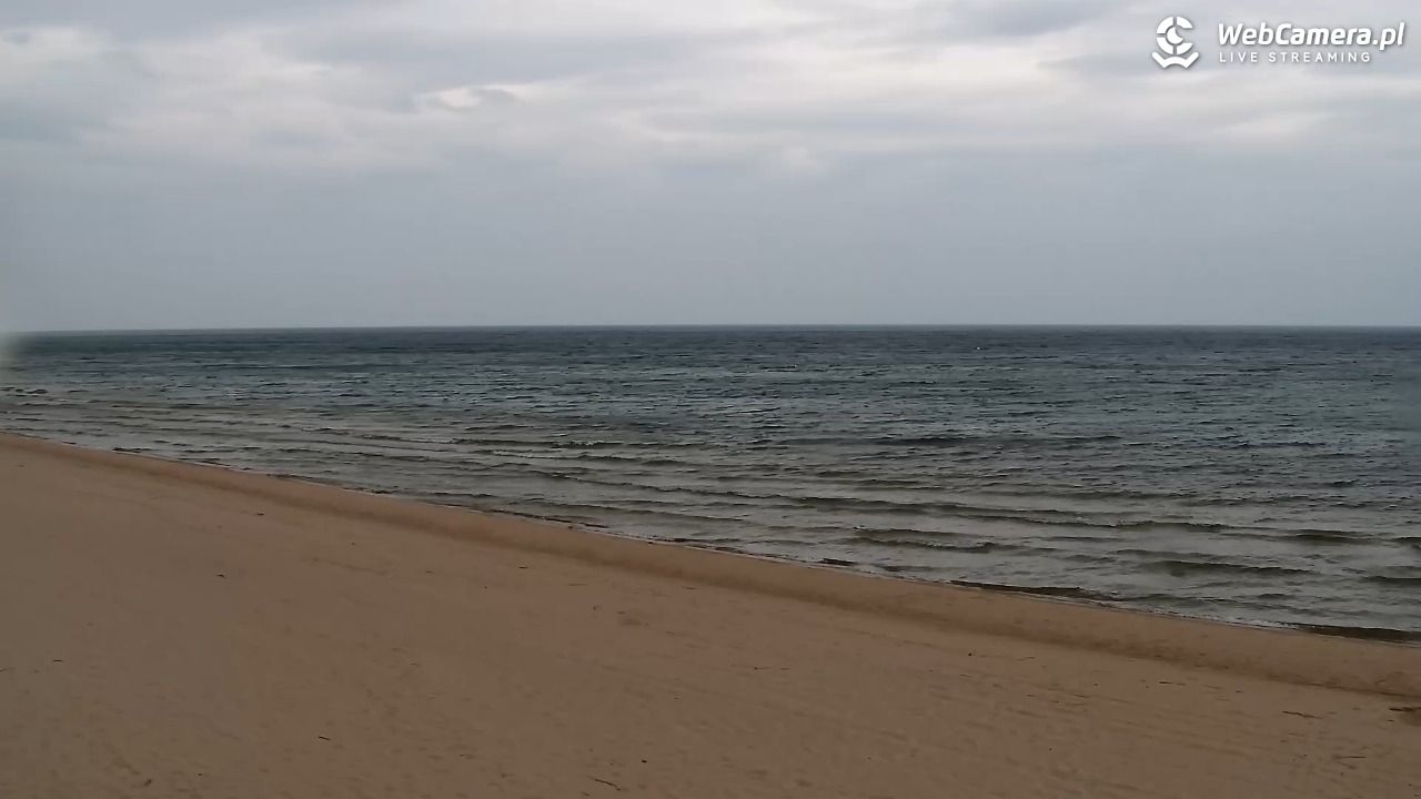 Grzybowo - widok na plażę - 25 marzec 2026, 10:27