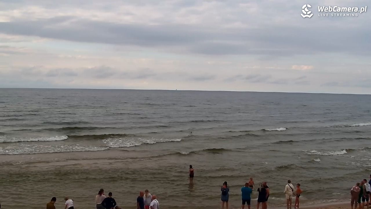 Grzybowo - widok na plażę - 10 sierpień 2026, 18:26