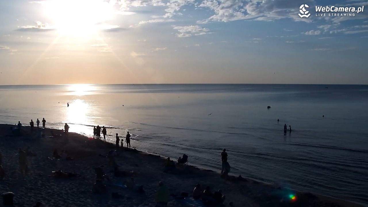 Grzybowo - widok na plażę - 09 sierpień 2026, 19:23
