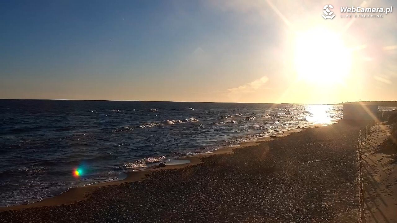 Grzybowo - widok na plażę - 22 czerwiec 2026, 05:26