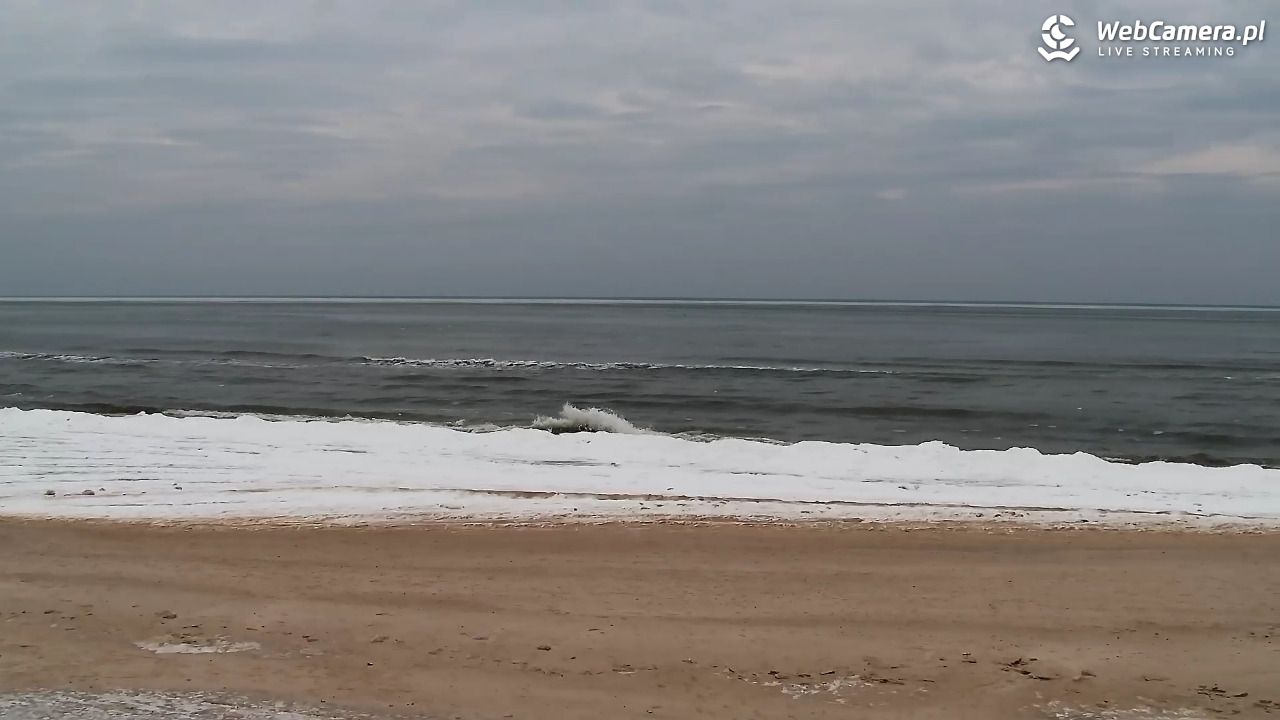 Grzybowo - widok na plażę - 04 luty 2026, 13:46