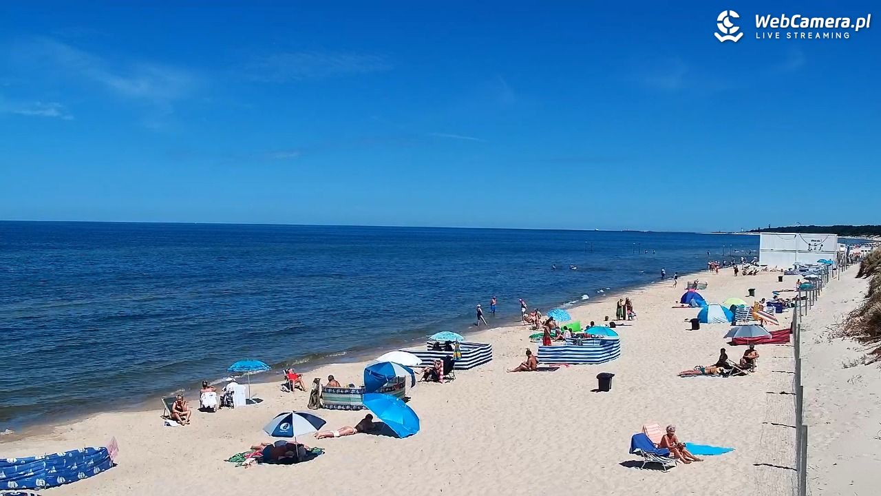 Grzybowo - widok na plażę - 24 czerwiec 2026, 13:33