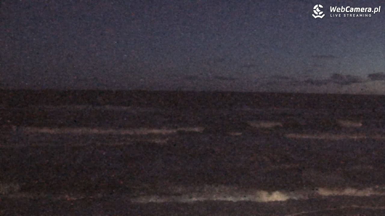 Grzybowo - widok na plażę - 22 wresień 2026, 05:32