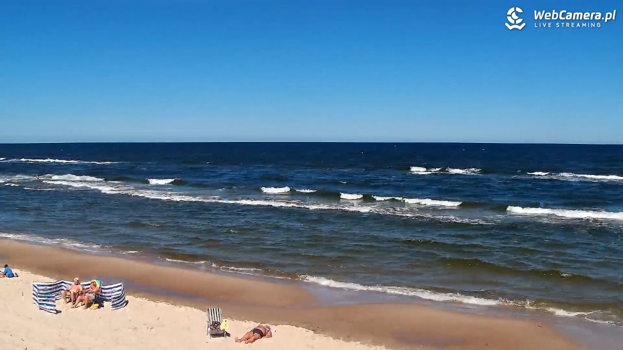 Grzybowo - widok na plażę - 22 czerwiec 2026, 10:42