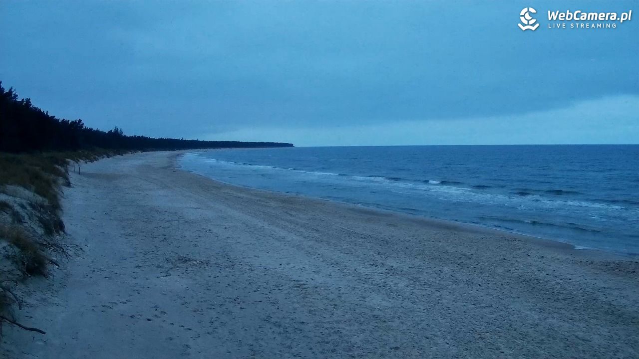 Grzybowo - widok na plażę - 20 grudzień 2025, 16:03