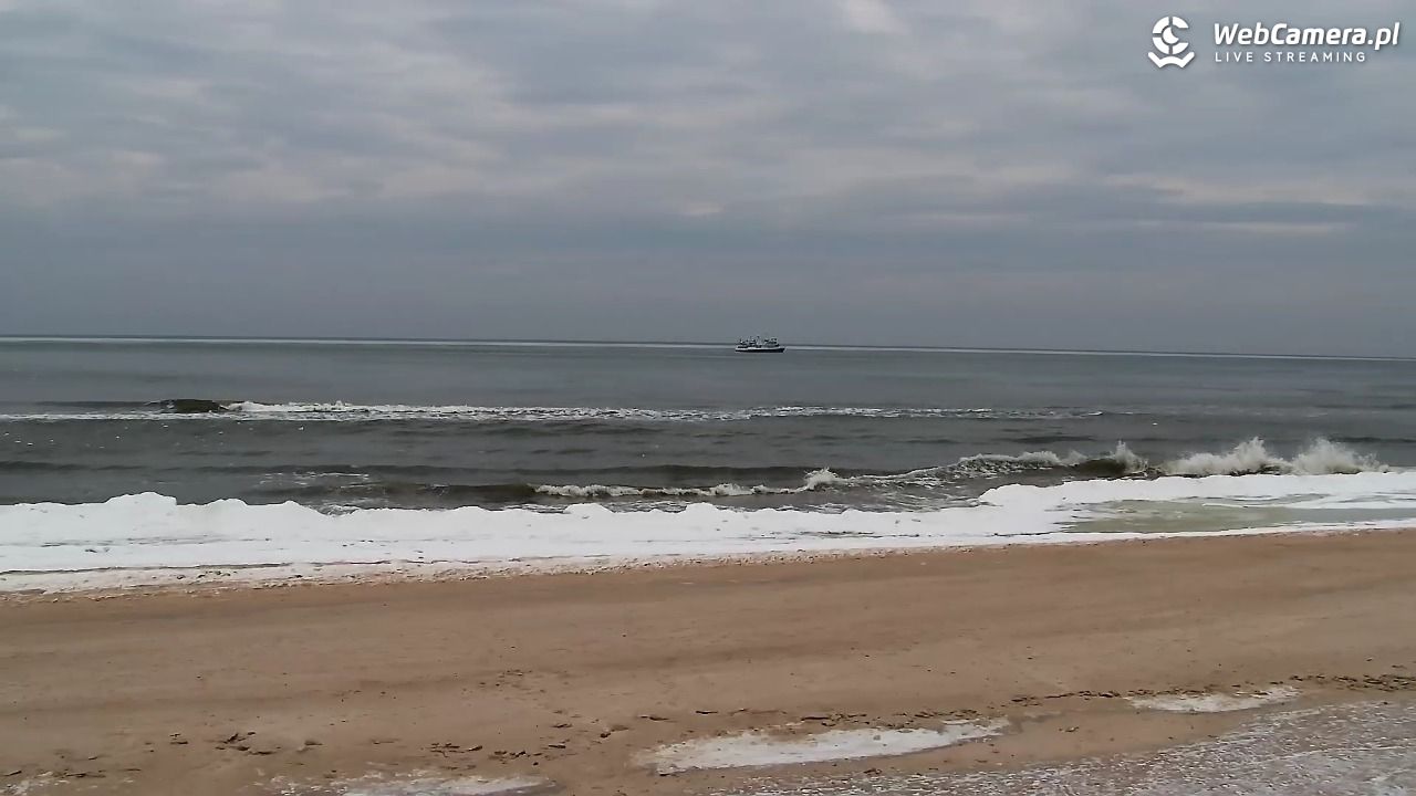 Grzybowo - widok na plażę - 04 luty 2026, 13:36