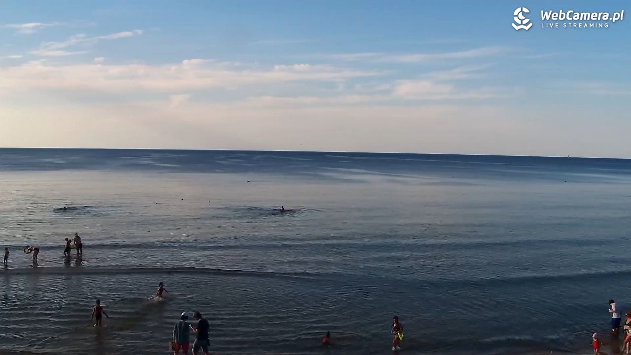 Grzybowo - widok na plażę - 09 sierpień 2026, 18:25