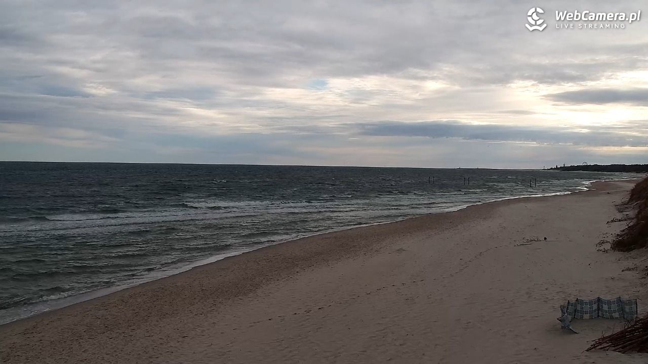 Grzybowo - widok na plażę - 08 maj 2026, 07:28