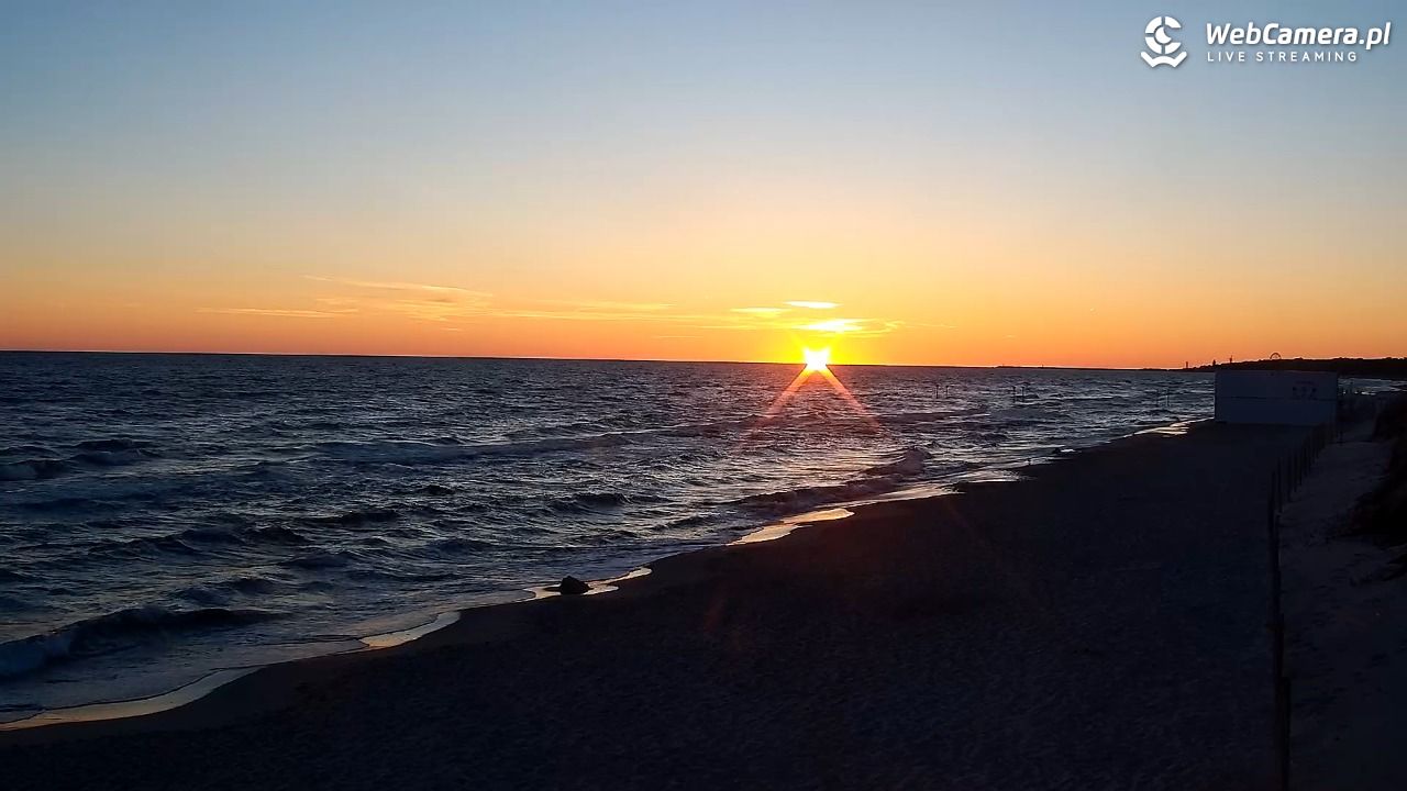 Grzybowo - widok na plażę - 22 czerwiec 2026, 04:25