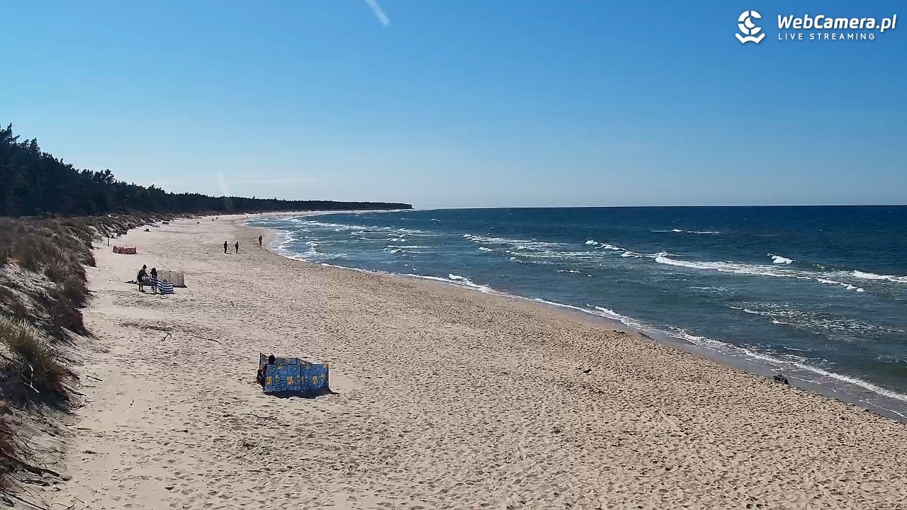 Grzybowo - widok na plażę - 09 maj 2026, 15:21