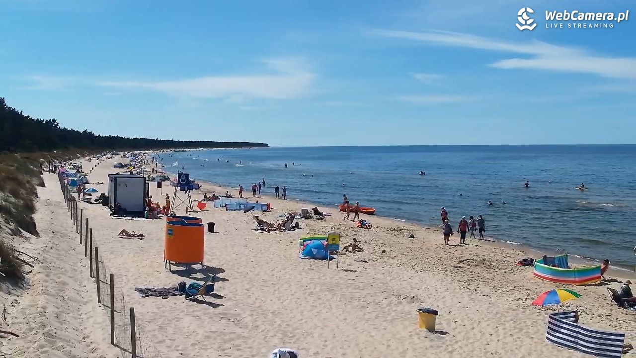 Grzybowo - widok na plażę - 24 czerwiec 2026, 14:48