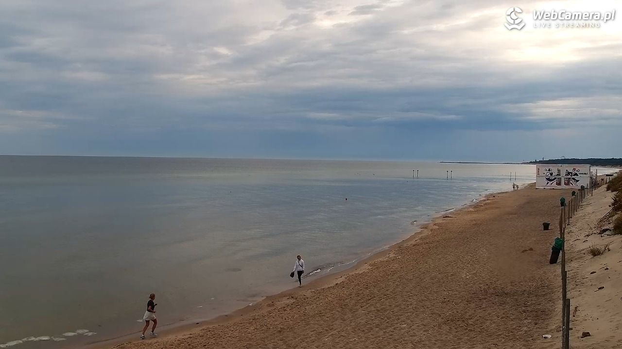 Grzybowo - widok na plażę - 10 sierpień 2026, 09:01
