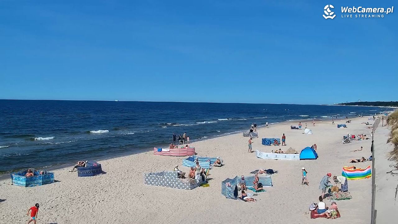 Grzybowo - widok na plażę - 12 czerwiec 2025, 15:57