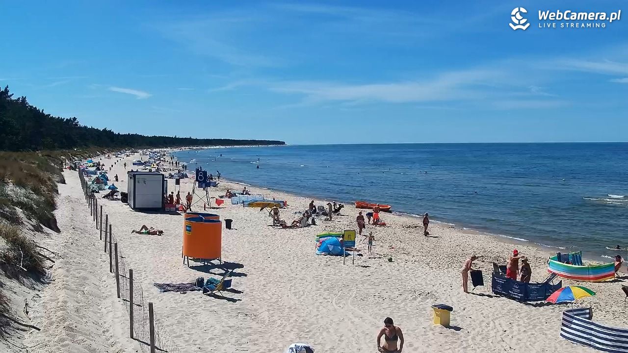 Grzybowo - widok na plażę - 24 czerwiec 2026, 14:28