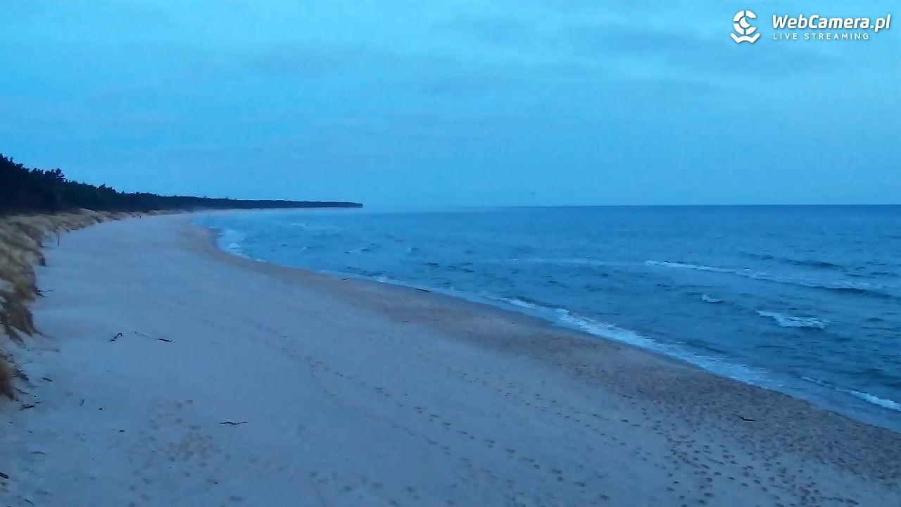 Grzybowo - widok na plażę - 09 maj 2026, 04:52