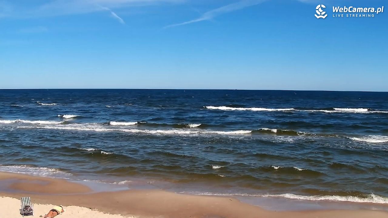 Grzybowo - widok na plażę - 22 czerwiec 2026, 09:49