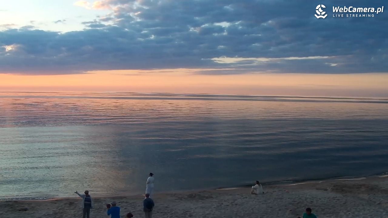 Grzybowo - widok na plażę - 24 czerwiec 2026, 21:26
