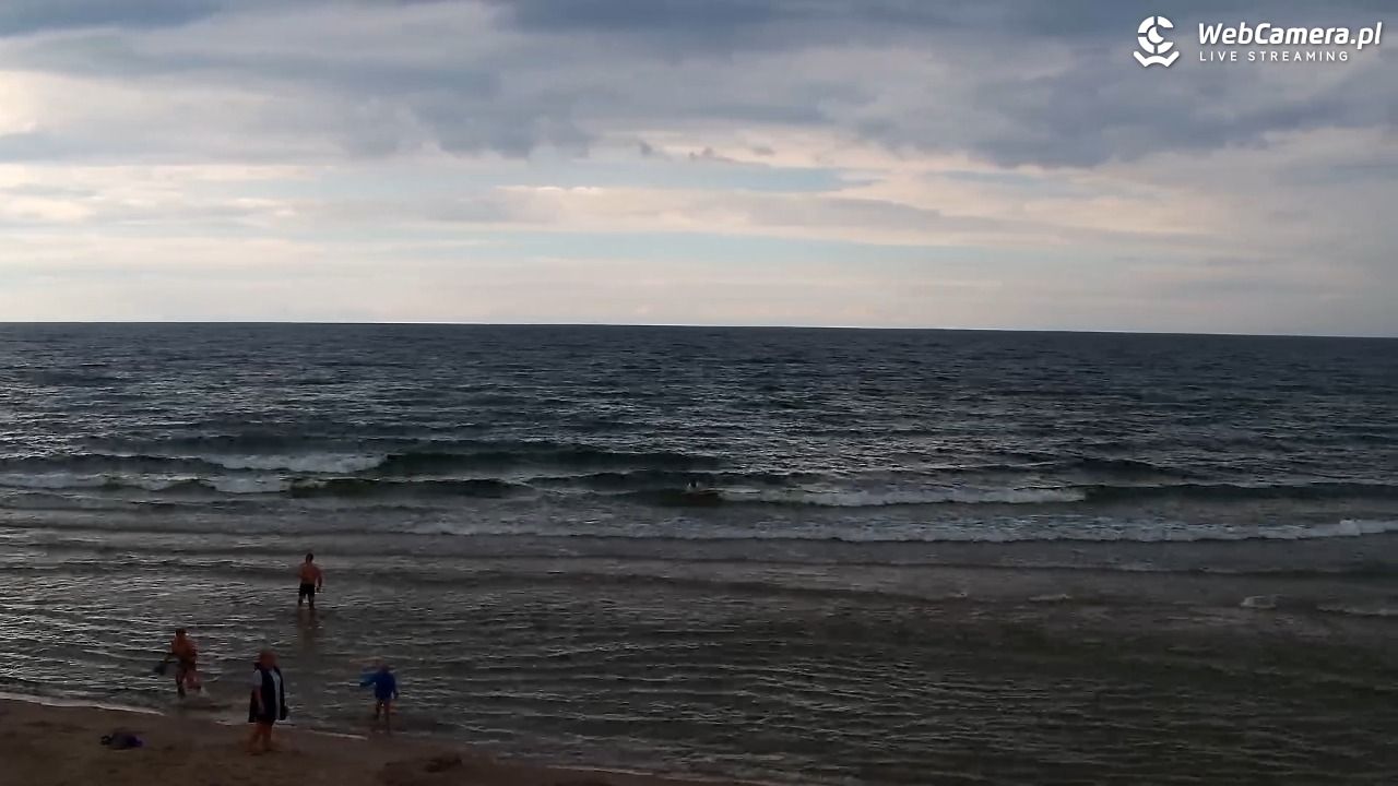 Grzybowo - widok na plażę - 10 sierpień 2026, 16:50