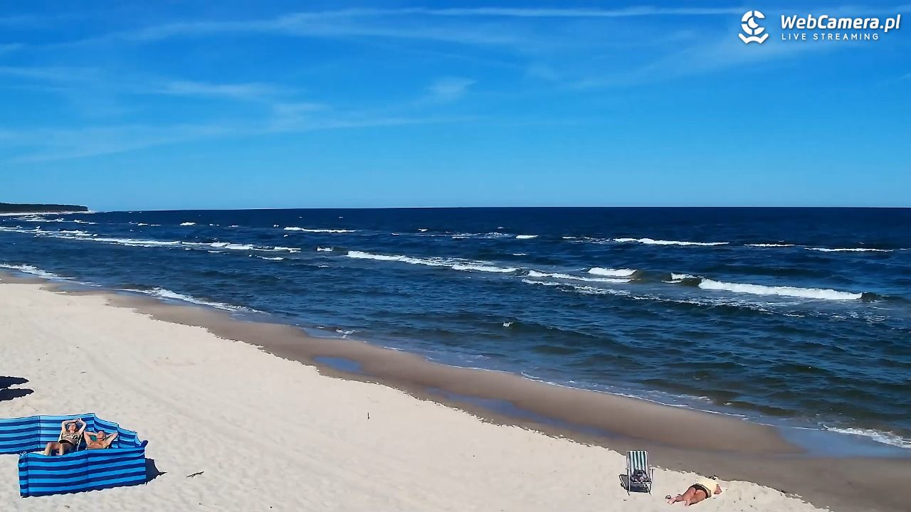Grzybowo - widok na plażę - 22 czerwiec 2026, 09:30