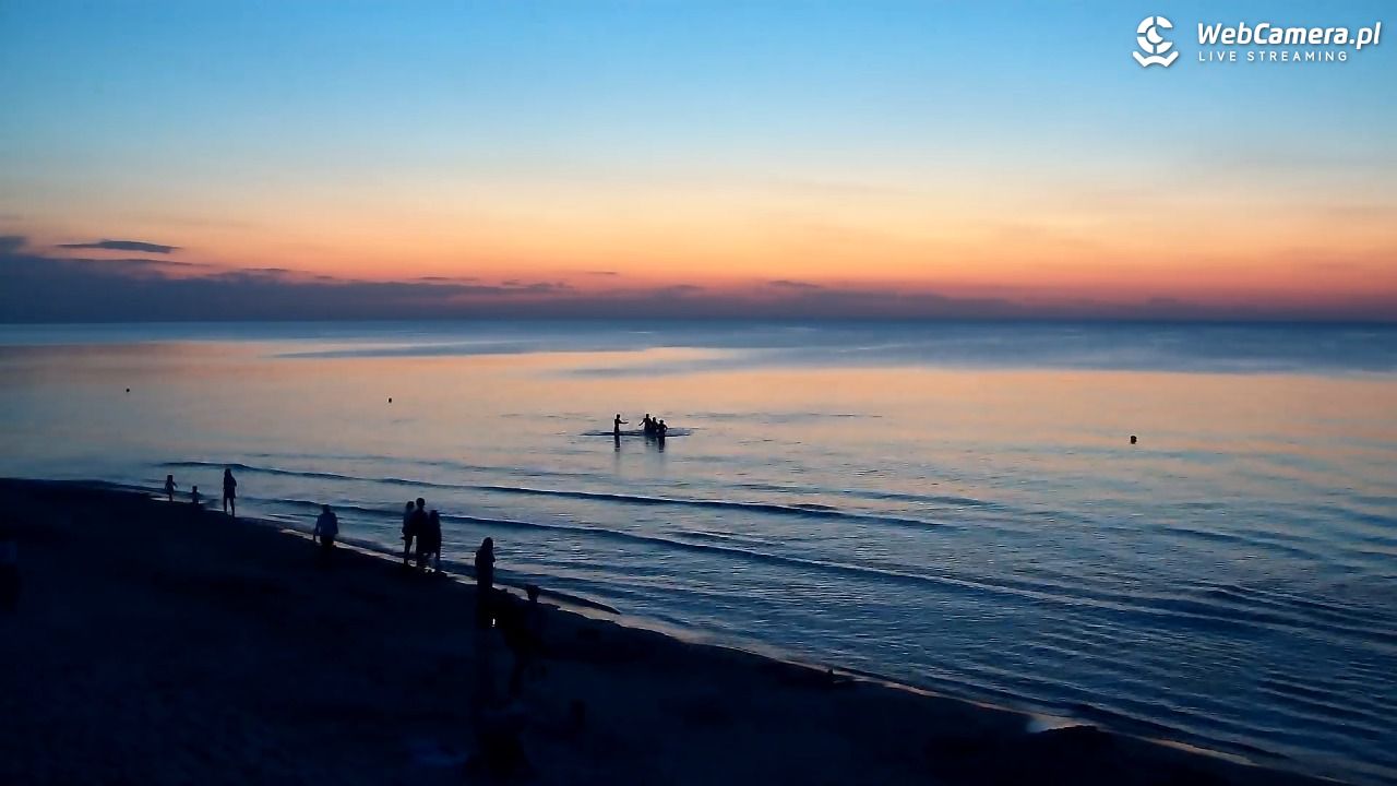Grzybowo - widok na plażę - 09 sierpień 2026, 21:21