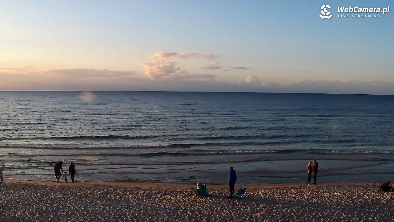 Grzybowo - widok na plażę - 15 wresień 2025, 18:39