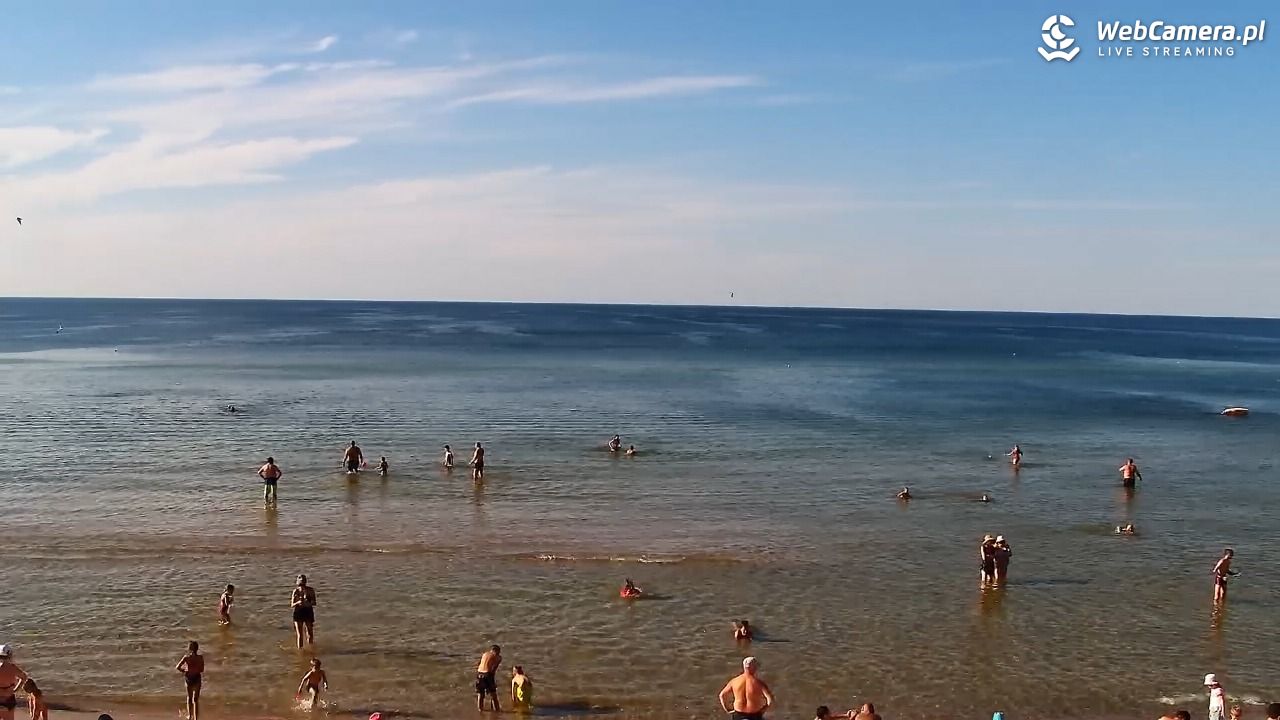 Grzybowo - widok na plażę - 09 sierpień 2026, 17:33