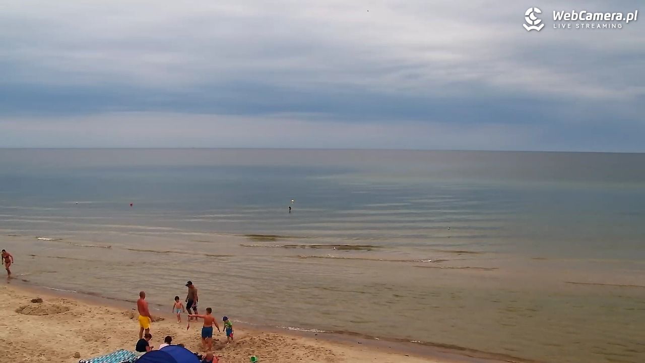 Grzybowo - widok na plażę - 10 sierpień 2026, 10:29