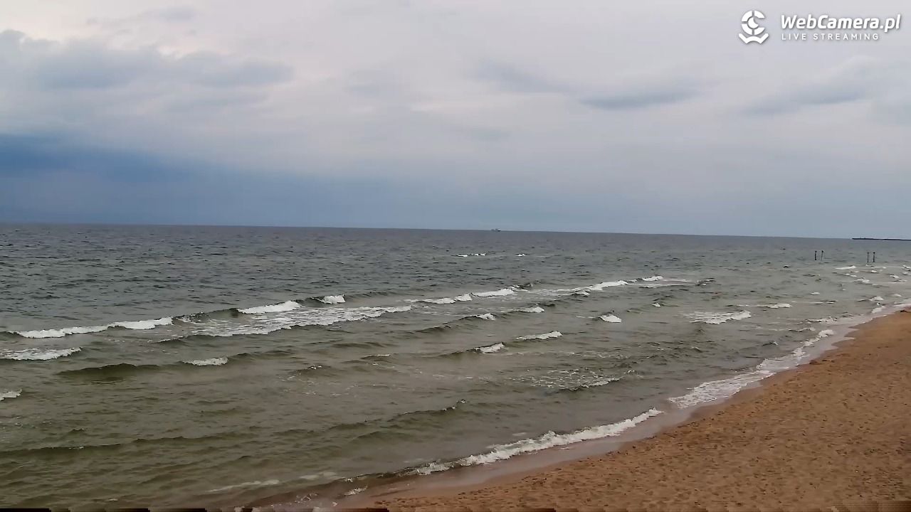 Grzybowo - widok na plażę - 10 sierpień 2026, 16:16