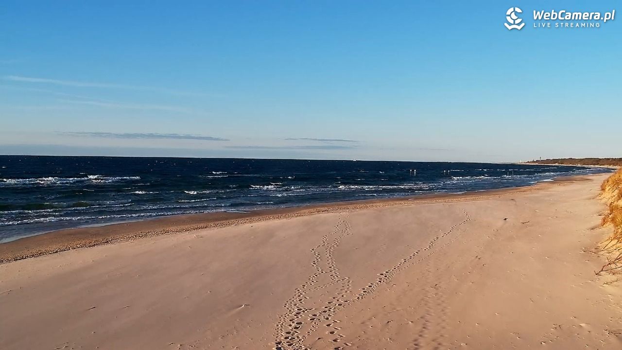 Grzybowo - widok na plażę - 25 kwiecień 2025, 19:21