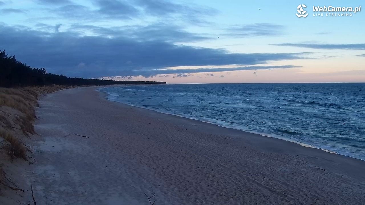 Grzybowo - widok na plażę - 07 maj 2026, 05:39
