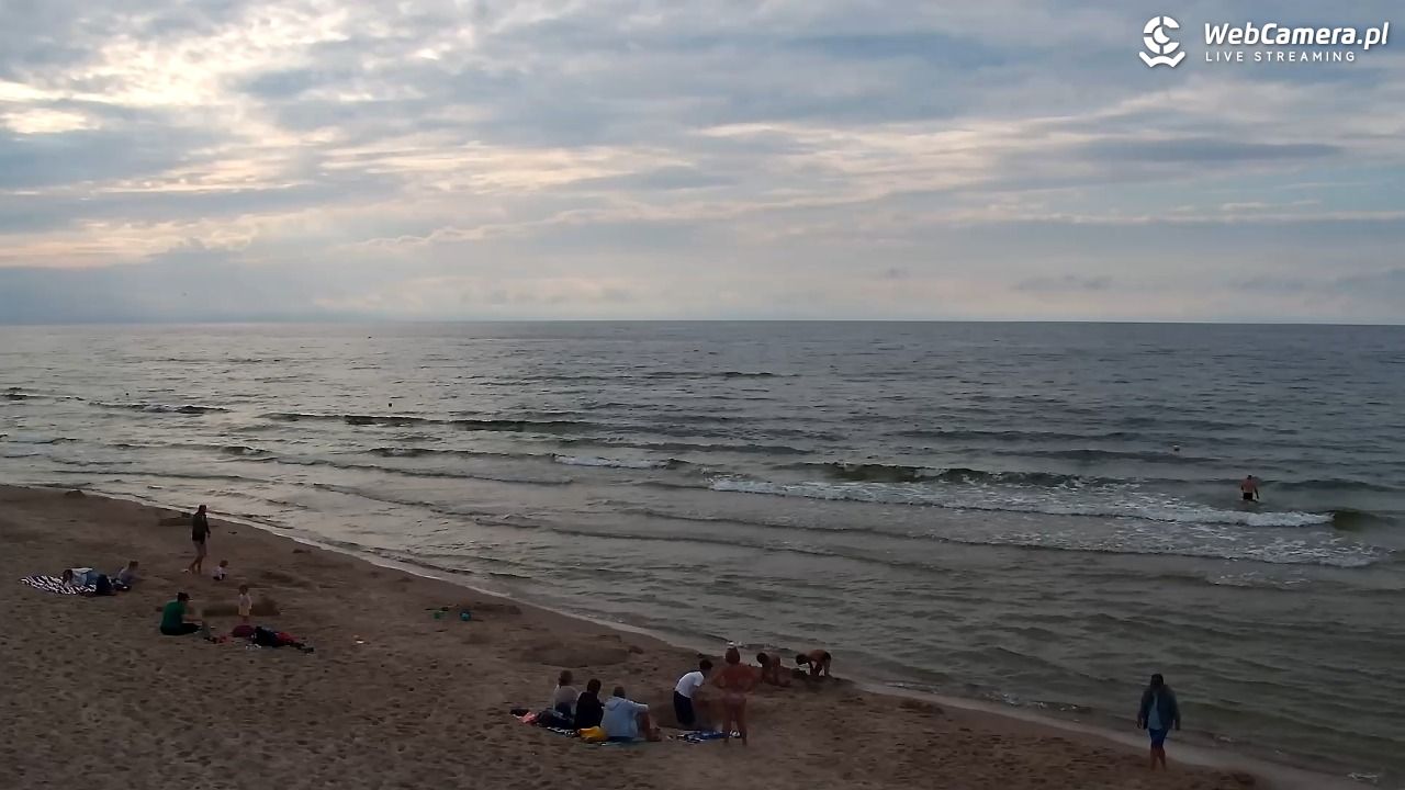Grzybowo - widok na plażę - 10 sierpień 2026, 18:05