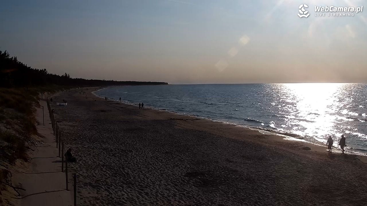 Grzybowo - widok na plażę - 12 czerwiec 2025, 19:13
