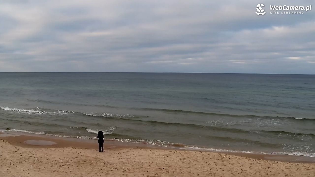 Grzybowo - widok na plażę - 22 grudzień 2025, 12:34